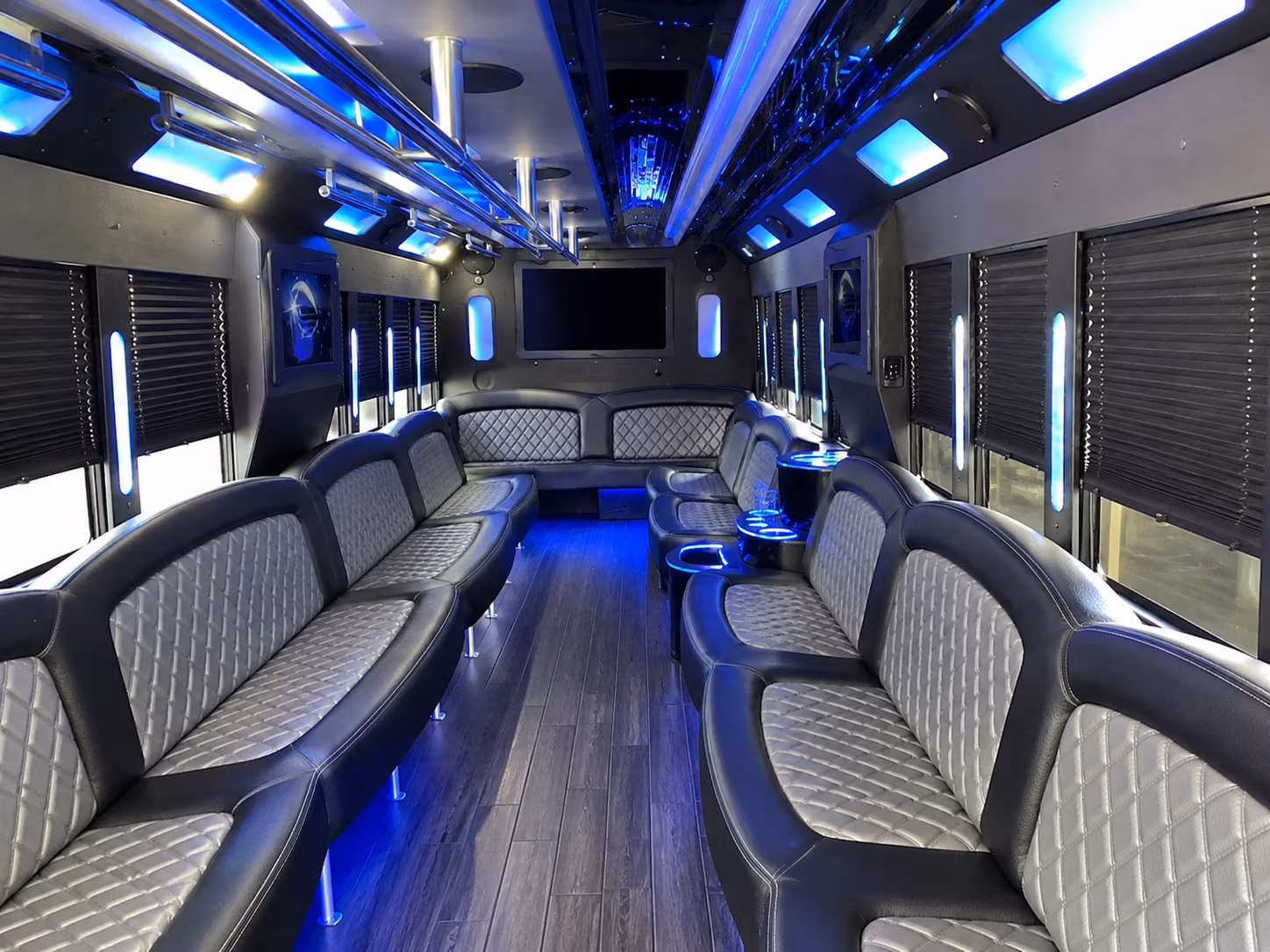 Huntington Beach Bachelor & Bachelorette Transportation onboard seating