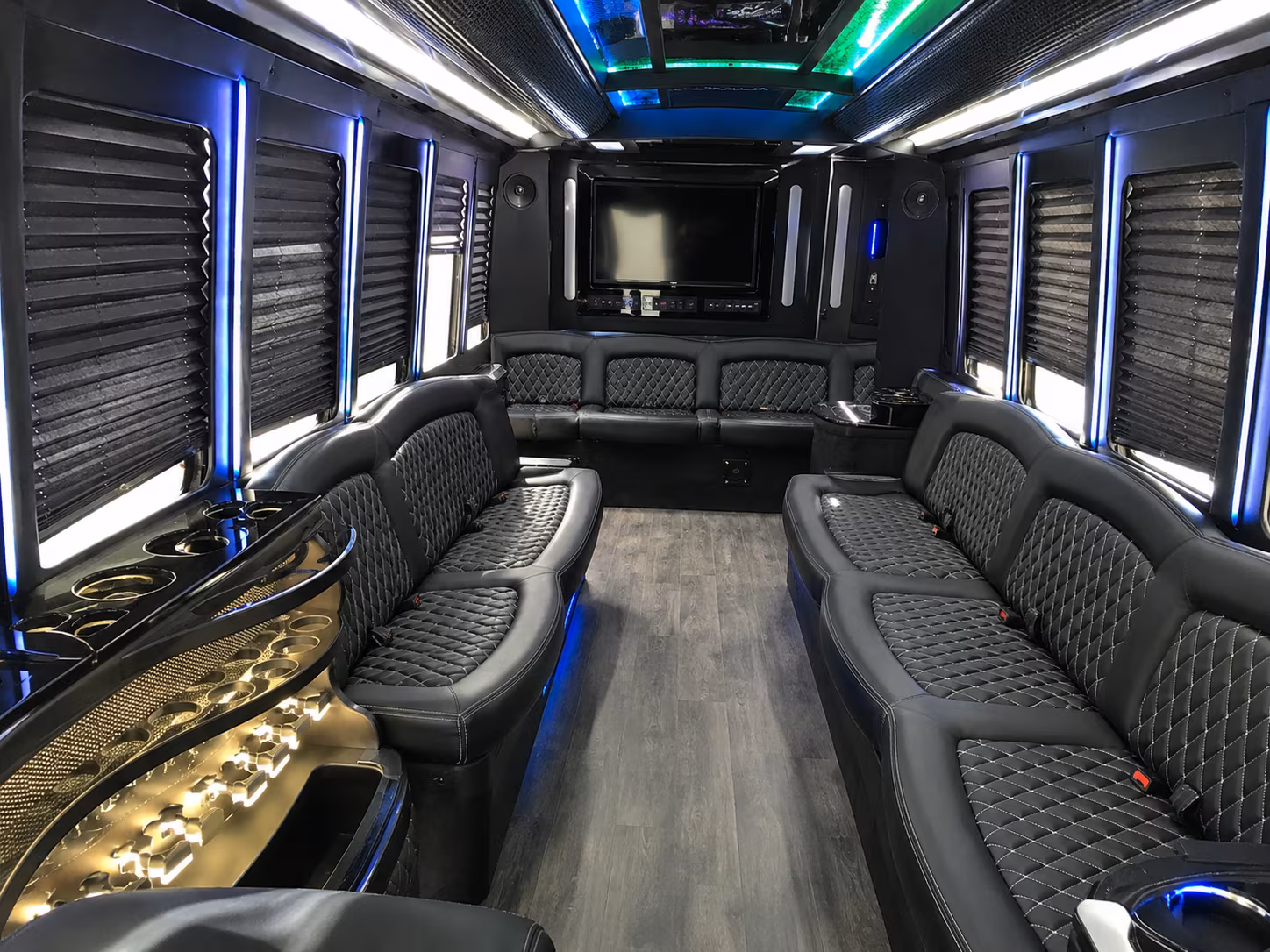 Huntington Beach Concert & Music Festival Transportation party bus exterior