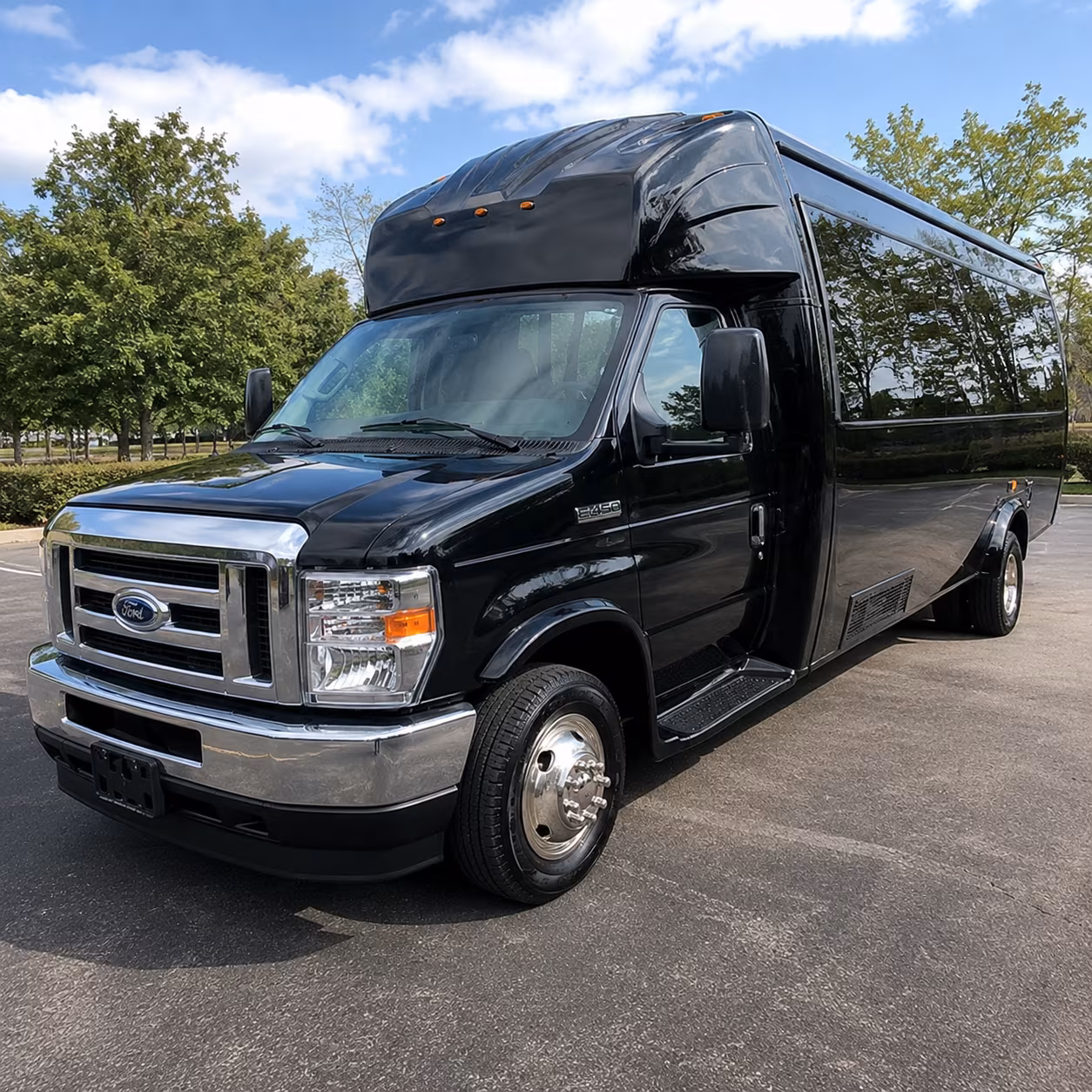 Huntington Beach Prom & Homecoming Transportation party bus exterior