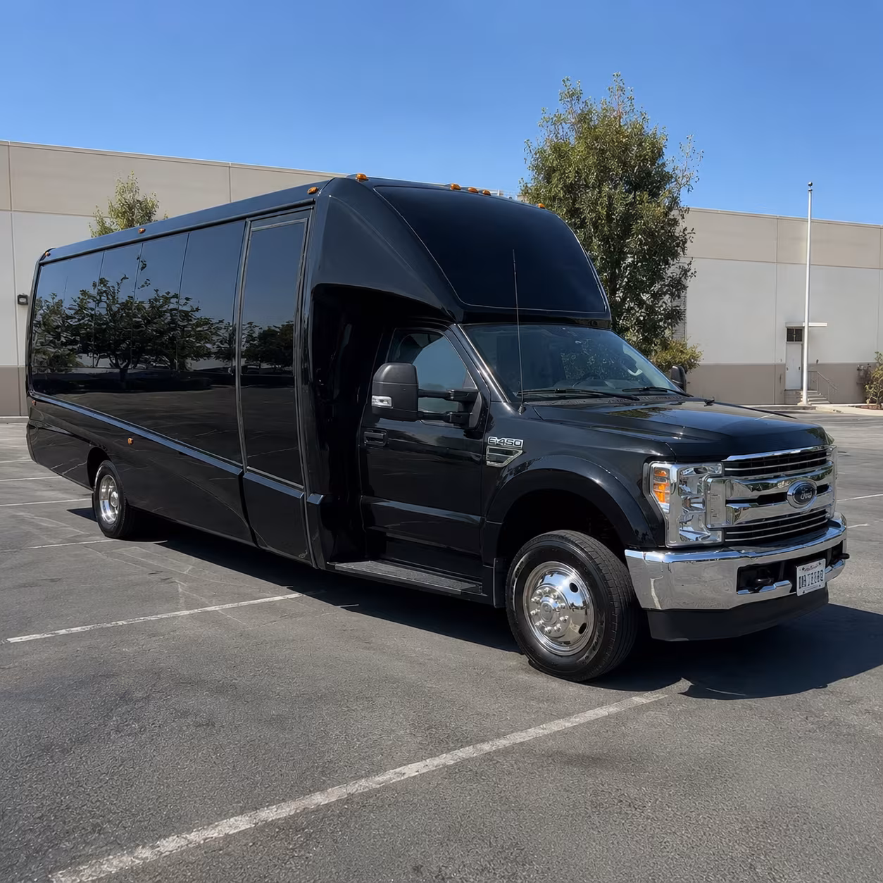 Huntington Beach Sporting Event Transportation party bus exterior