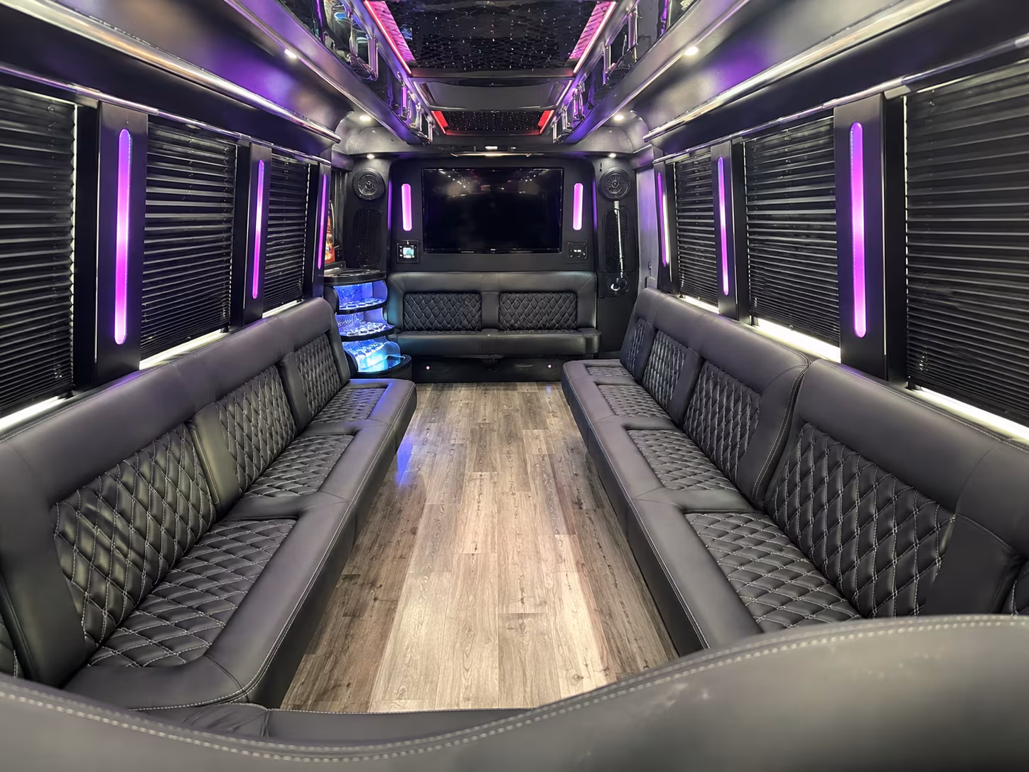Huntington Beach Winery Tour & Pub Crawl Transportation party bus exterior