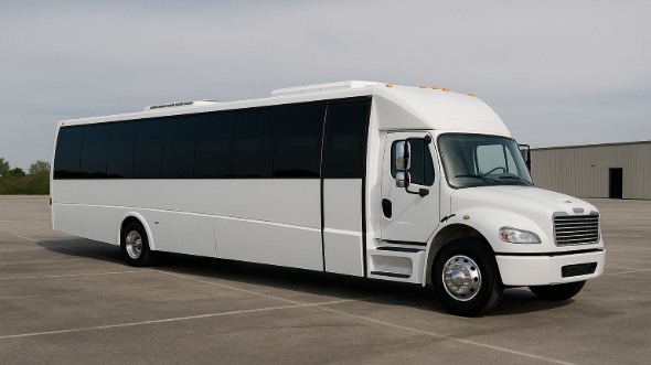 Exterior of Charter Bus Company Anaheim's 25 Passenger Party Bus in Anaheim